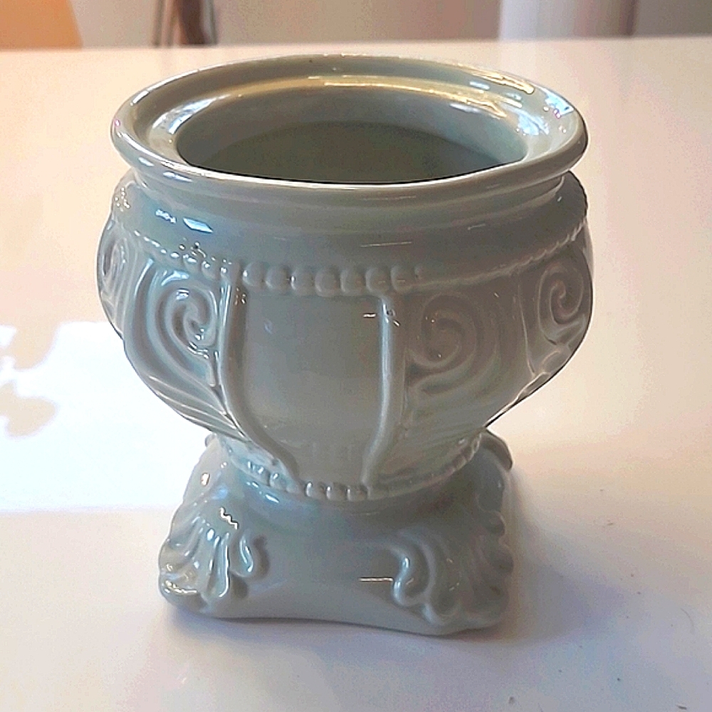 Potery glaze subtil Green vintage
